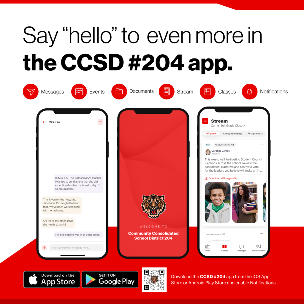 say hello to even more in the CCSD 204 app