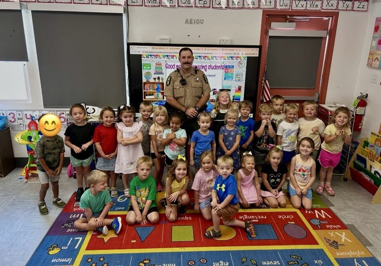 pre k with officer