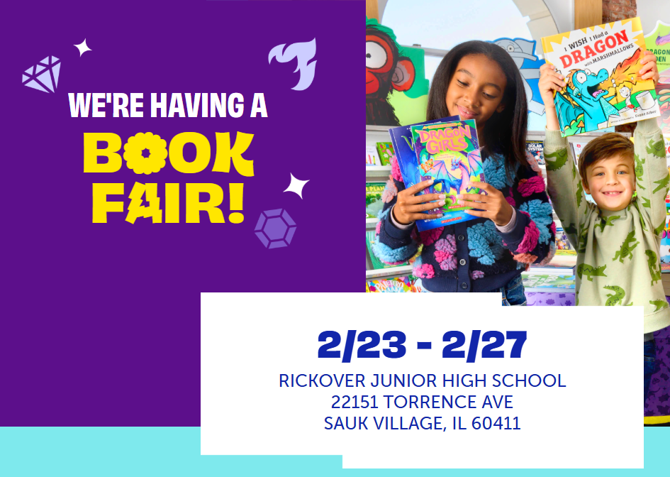 Rickover Book Fair is Feb. 23 - 27
