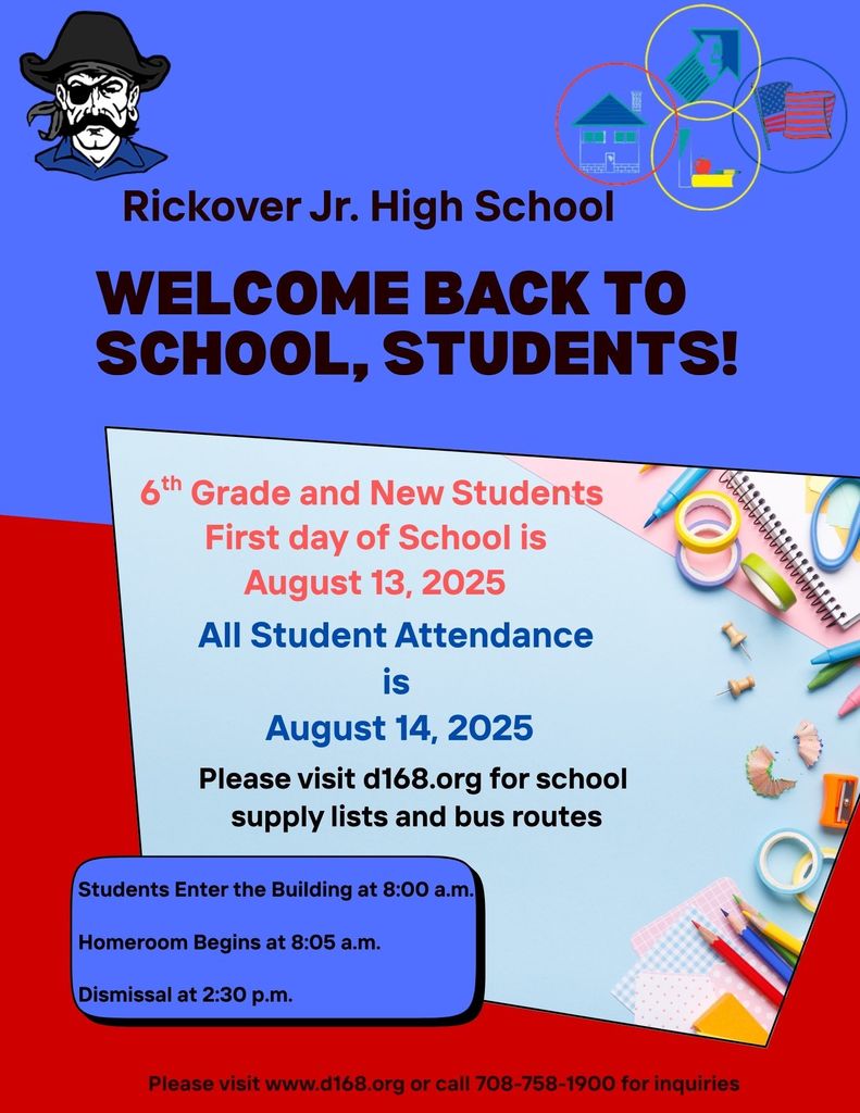Welcome Back To School CCSD 168 Family  2025-2026! 