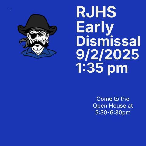 Early Dismissal 9/2/2025 1:35pm