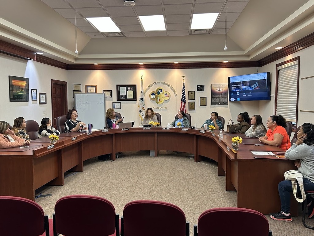 CCSD 168 parents understanding more about the district at  Superintendent  Dr. Leak's 1st Coffee Chat  on 9-9-25 .