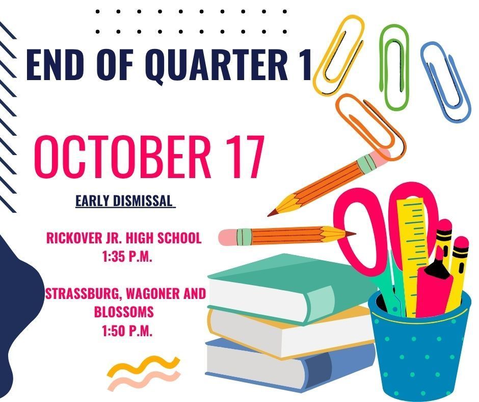CCSD 168 Students  "Early Dismissal Day"  Oct 17, 2025 