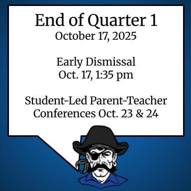 October 17, End of Quarter, Early Dismissal 1:35