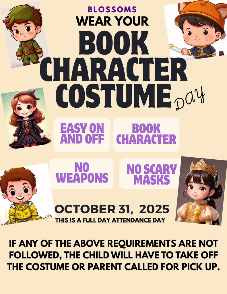 FAVORITE BOOK CHARACTER FLYER