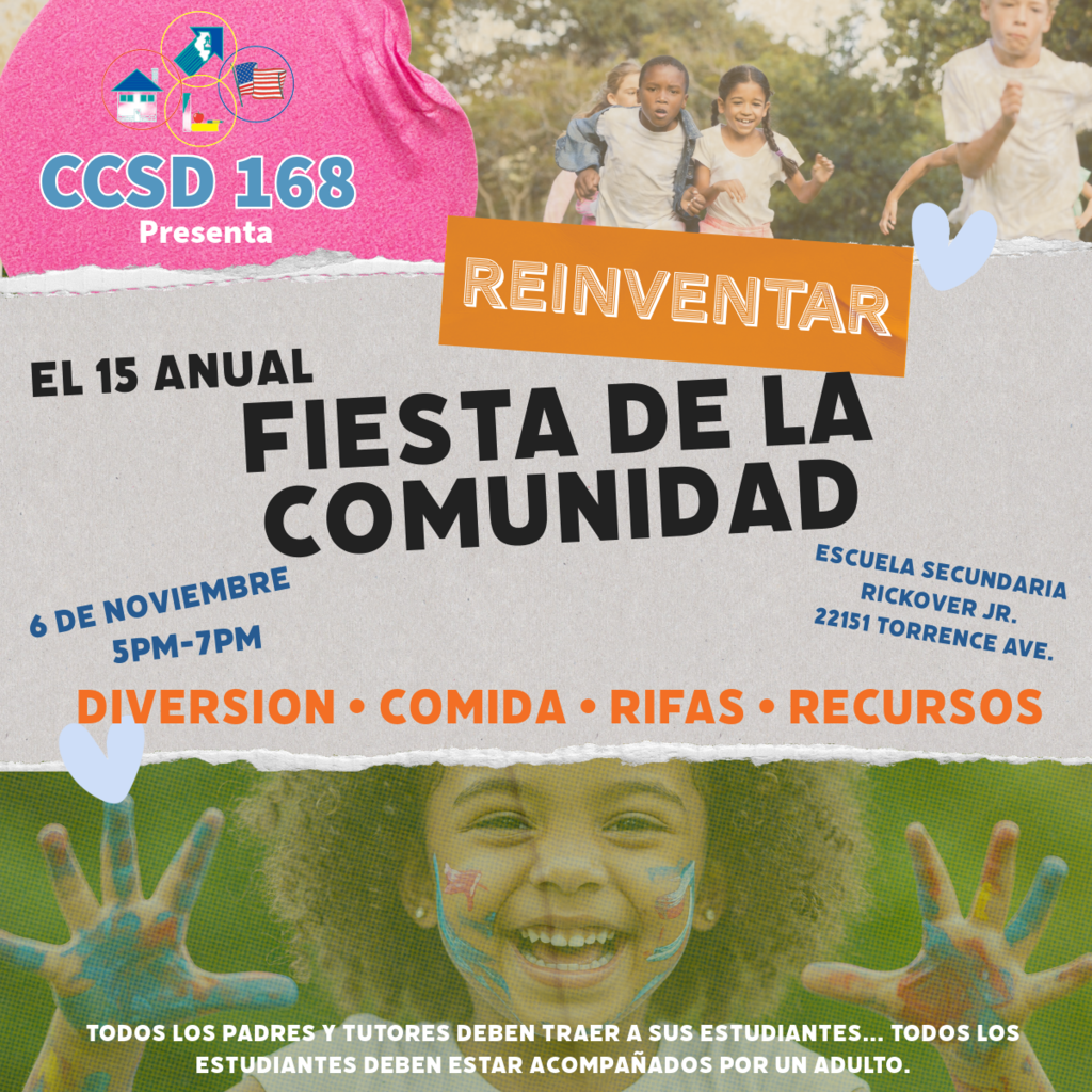 Anuncio de Fiesta de la comunidad