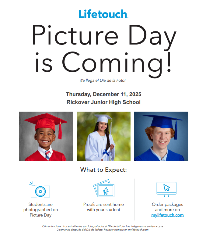 8th grade Picture Day December 11