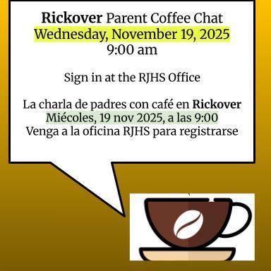 RJHS Parent Chat Wednesday November 19 at 9:00