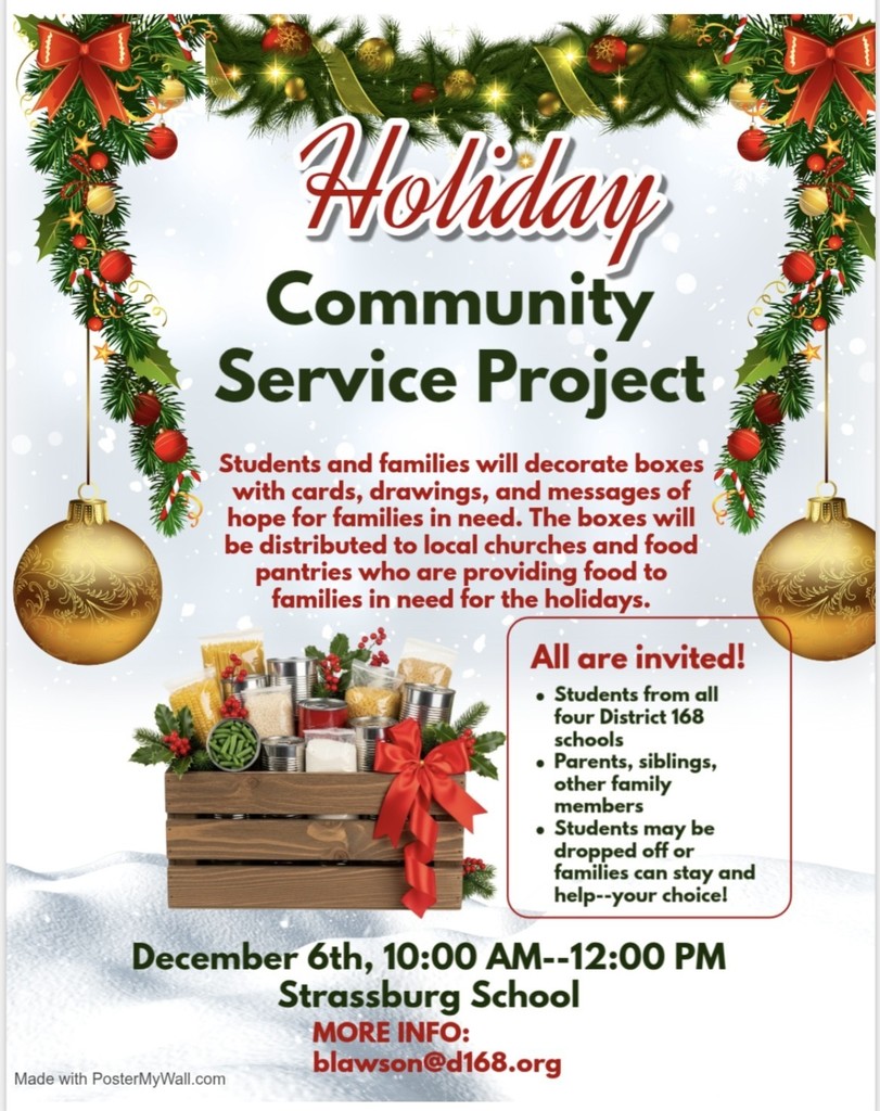 CCSD 168 Service Project @ Strassburg