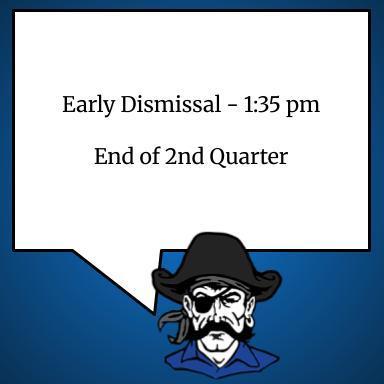 Early Dismissal 12/19/2025 1:35pm