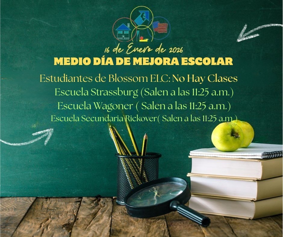 CCSD168 Medio Día De Mejora Escolar 