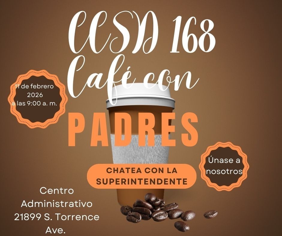 Le invitamos a unirse al Dr. Leak en la charla informal con el superintendente del distrito escolar CCSD 168 el 11 de febrero de 2026.