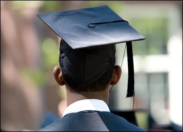 Graduation cap and gown