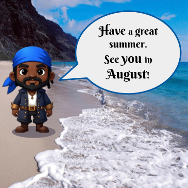 Pirate saying Have a great summer!