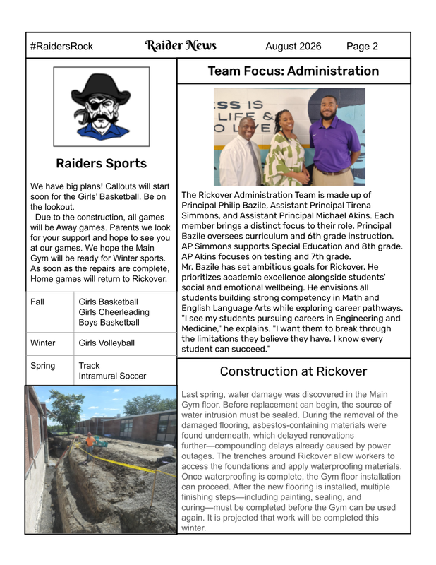 Newsletter August 2026 Page 2