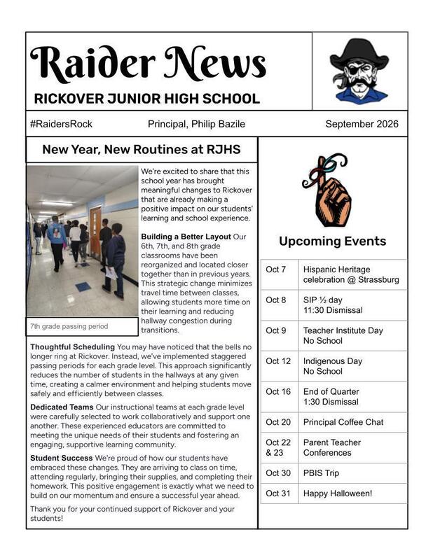 Raider News September Page 1