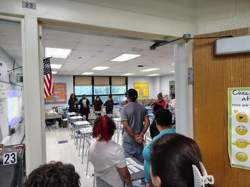 Ms. Hopson's class at Open House