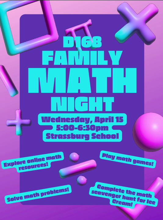 Family Math Night Flyer