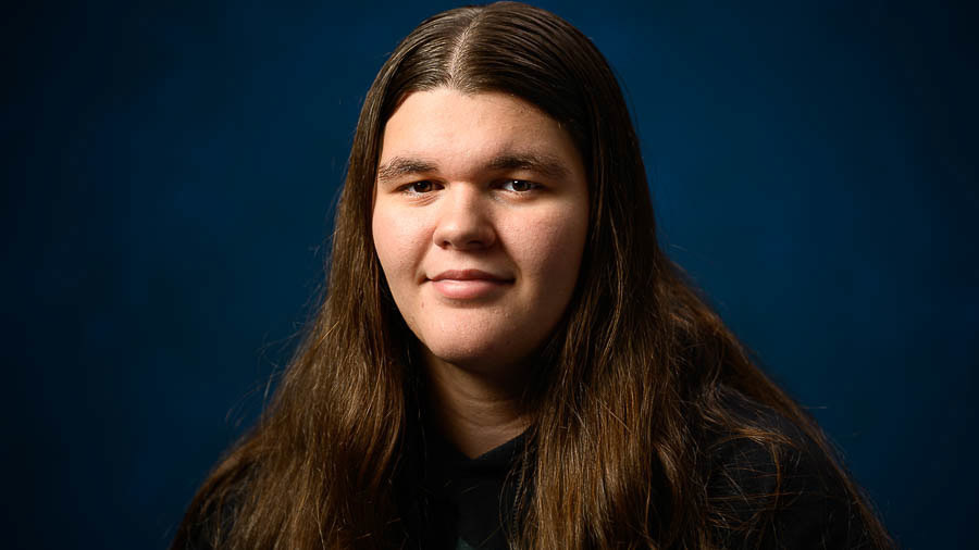 Headshot portrait of Jennifer Hansen, student of the month, November.