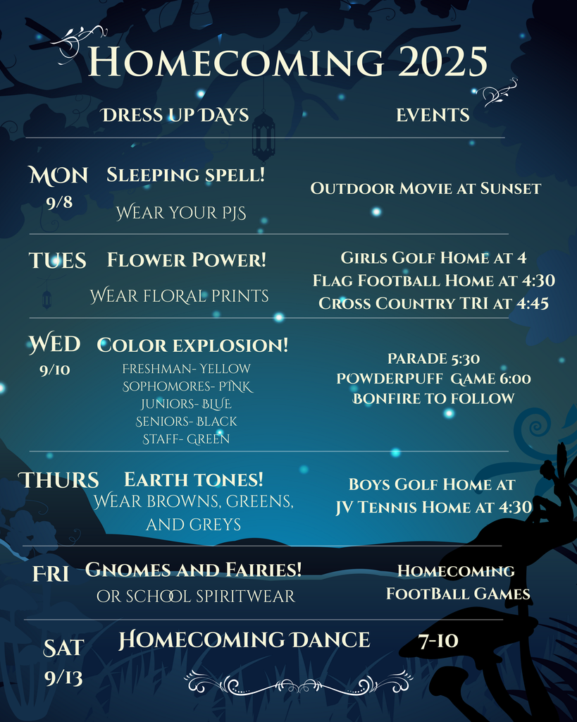 HOCO 2025 Events edits