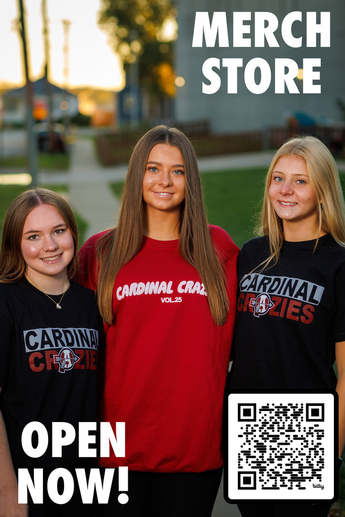 Cardinal Crazies streetwear on 3 models
