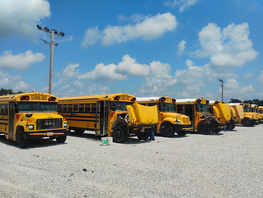 Today, Community R-VI, along with other surrounding schools, successfully conducted bus driver training, equipping our local drivers with the skills they need to ensure safe transportation for our students. Safety is our top priority, and we are proud of our team's dedication!