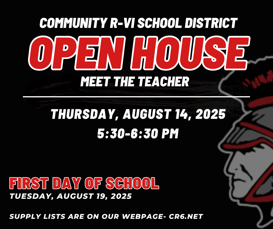 Join us for Open House on Thursday, August 14, from 5:30-6:30 p.m. Visit classrooms, meet teachers, drop off supplies, and stop by the cafeteria for bus schedules and other important information.   High school students are invited to visit the gym to explore clubs & organizations, learn about the Hart Career Center &  MACC, and meet with representatives from the Army & Marine Corps. 
