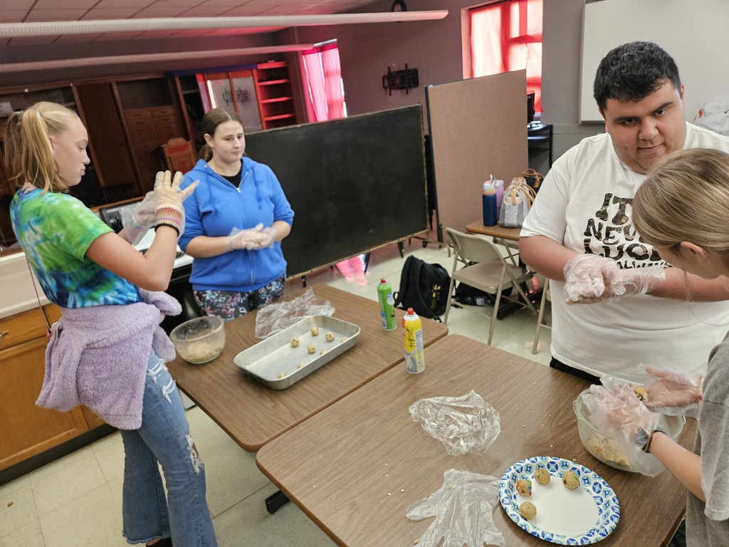 Consumer Science kicked off the year with its annual cookie challenge. Students made cowboy cookies and were able to choose their mystery ingredient to substitute in place of the semi-sweet chocolate chips. M&M’s and dark chocolate chips were the big winners of the competition.