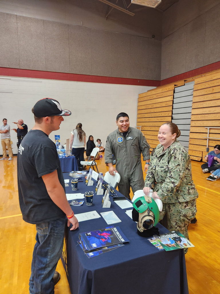 Juniors and Seniors enjoyed their visit to the Career Fair today at Mexico High School.  