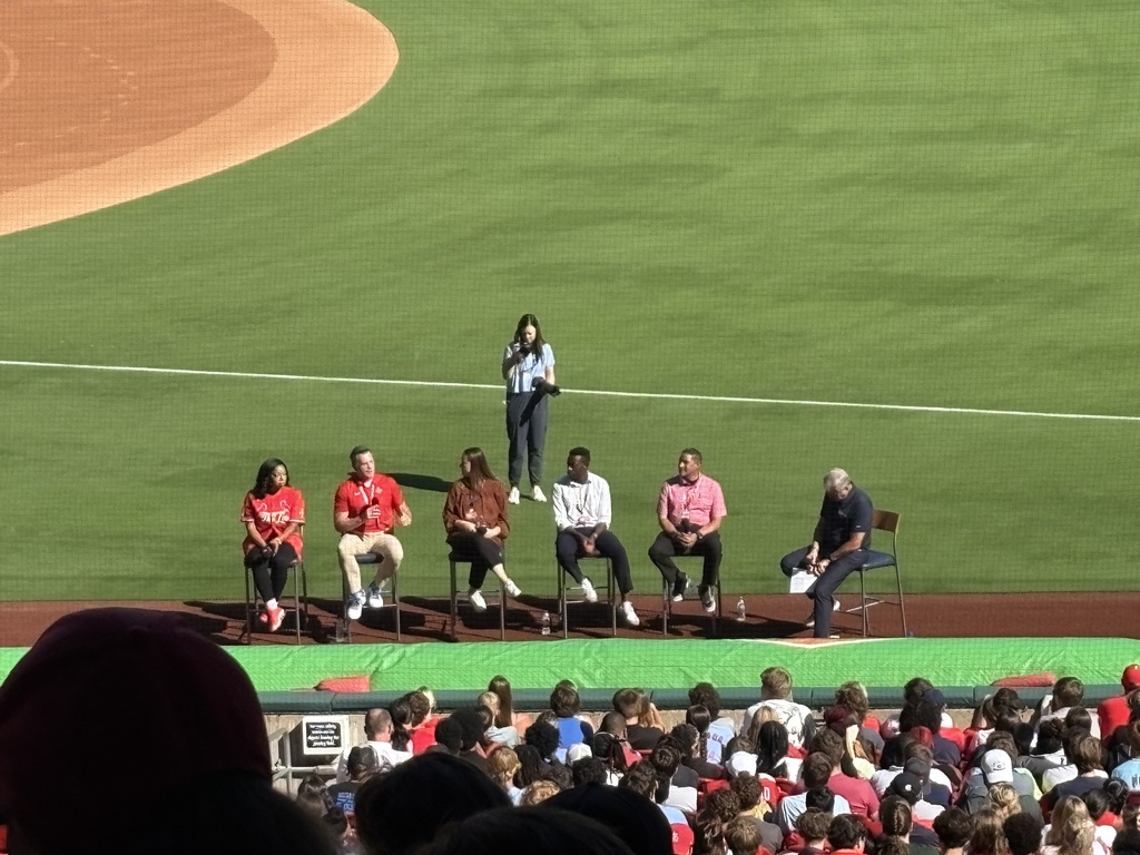  Mrs. McCurdy's Sports Management class took on Career Day at Busch Stadium! ⚾️ They even caught a Cardinals' game afterward! What a fantastic way to learn about careers in sports!
