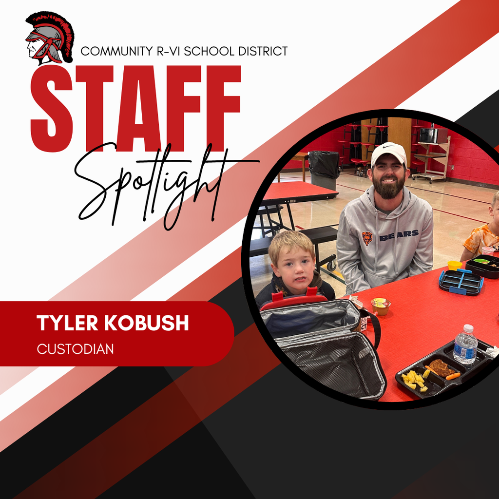 Congratulations to the Staff of the Month for October! Tyler Kobush