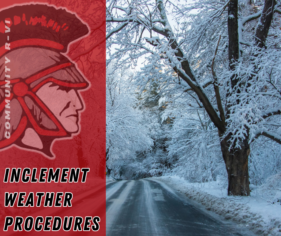 Inclement weather procedures and snow route information have been emailed to parents and are available on our webpage.