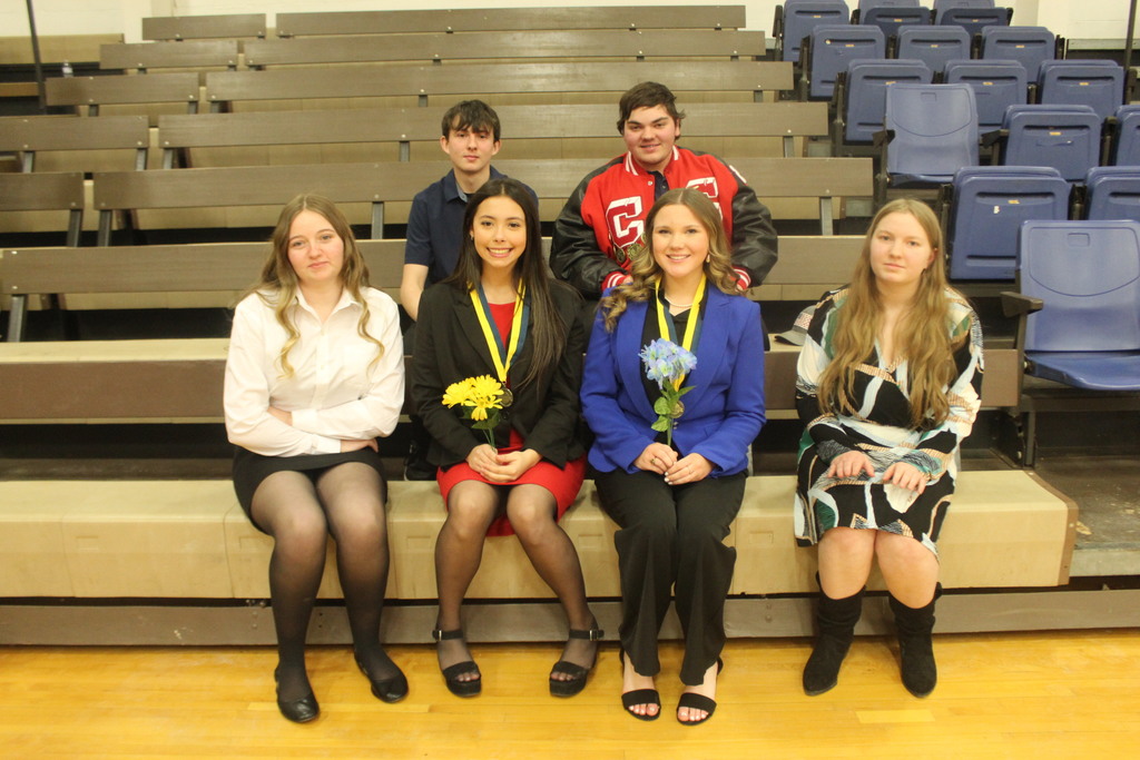 On Wednesday, January 28th, FBLA members Matthew Utterback, Andrew Poindexter, Rosey Winn, Natali Sommer, Sophie Fennewald, and Zeeva Steffen attended the District 7 FBLA Leadership Conference. Those members moving on to State are: Natali Sommer, 1st Place in Introduction to Public Speaking; Sophie Fennewald, 3rd Place in Introduction to Parliamentary Procedure; and Matthew Utterback, 4th Place in Personal Finance and 5th Place in Cybersecurity. Natali, Sophie, and Matthew now advance to compete at the State FBLA Leadership Conference in April.  Congratulations and Good Luck at State!
