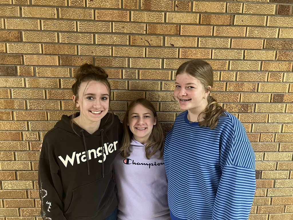 Congratulations to the winners of the 34th annual Missouri Peace Officers Foundation essay contest for our school: Evelyn Foster, Karley Britton, and Alexis Schafer. Their essays have now been submitted to compete for cash prizes. They will be judged by a panel of top Missouri law enforcement professionals. Winners will be awarded in the spring. This year's essay contest topic was "Will AI Be a Threat or Opportunity for my Generation?"