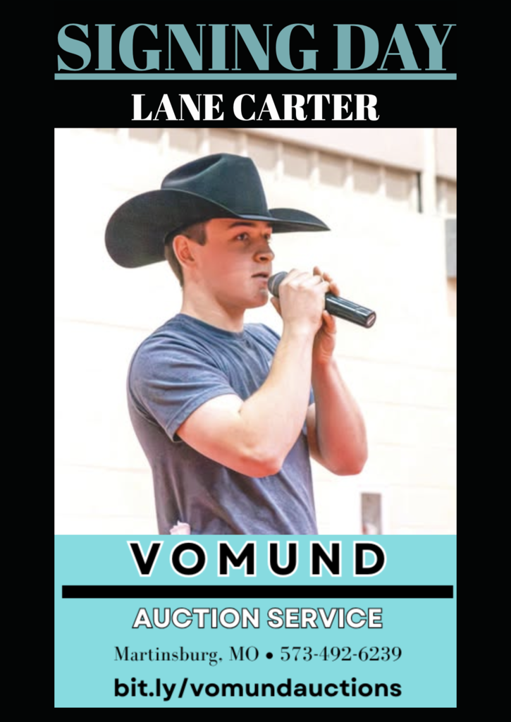 Over the next few months, we would like to recognize the Class of 2026 and celebrate their future plans. We already had a signing day for Jocelyn Curtis, who has signed to play collegiate softball and will pursue a degree in education at MO Valley College. We are hosting the next signing day for Lane Carter, Cooper Rohan, and Peyton Schafer on March 27 at 3:06 PM. Friends and family are invited to attend. 