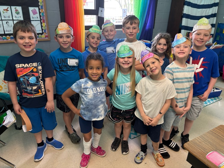 1st grade wearing blue for Keaton