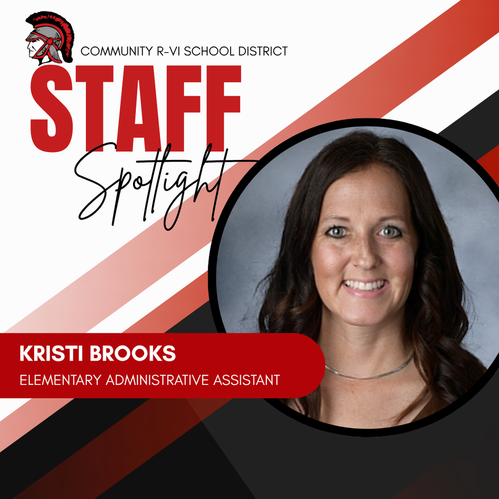 Congratulations to the Staff of the Month for May! Kristi Brooks