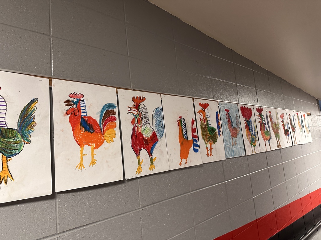 Our halls are filled with creativity and talent from art students of all grades.