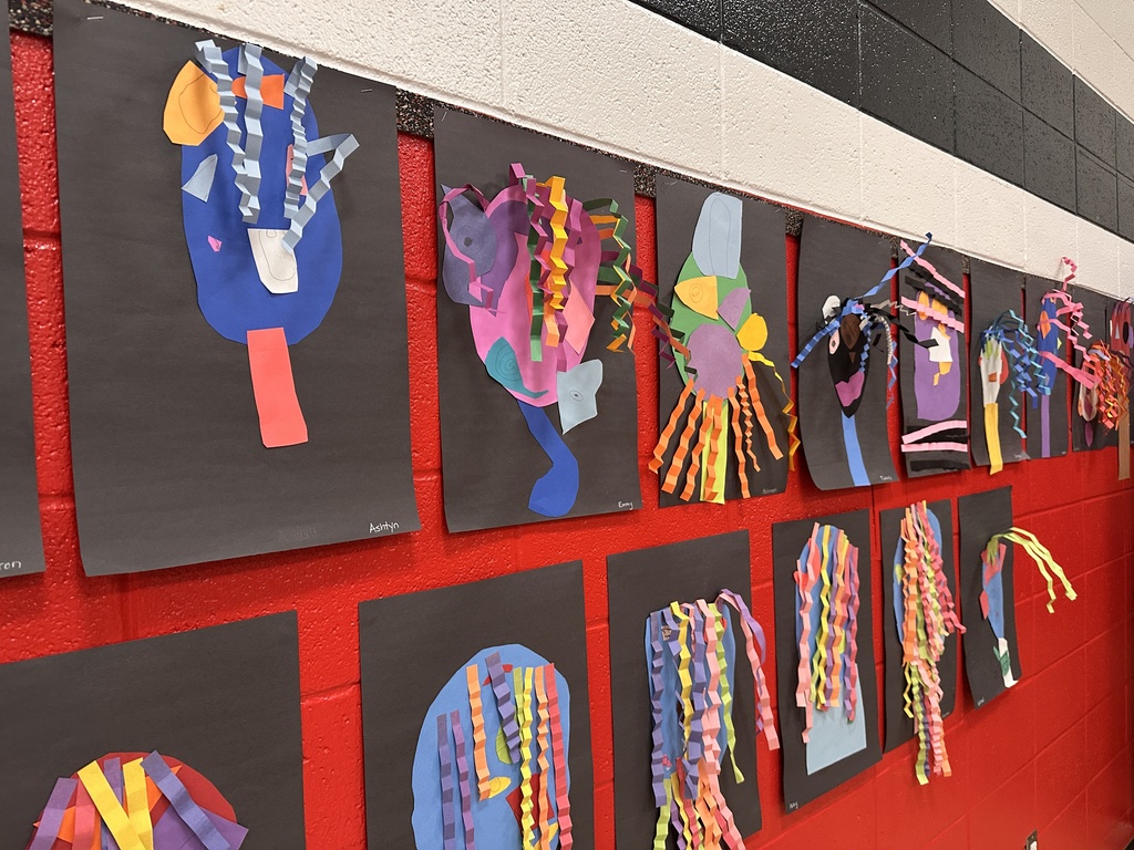 Our halls are filled with creativity and talent from art students of all grades.