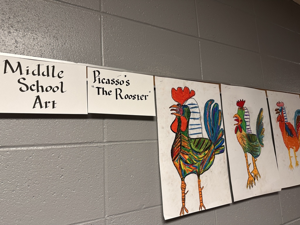 Our halls are filled with creativity and talent from art students of all grades.