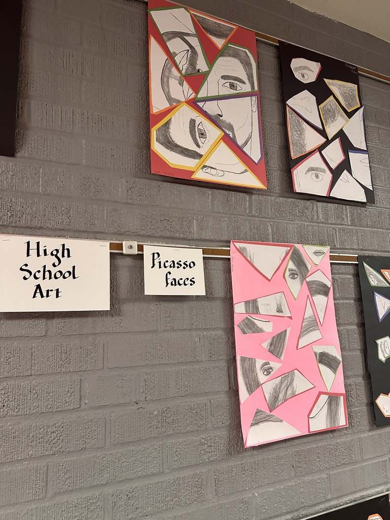 Our halls are filled with creativity and talent from art students of all grades.