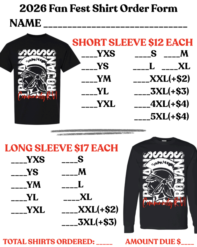 One Stop Custom has added a grey shirt offering online after a request was made to them. We are extending shirt orders through Friday, September 25th. You can purchase Fan Fest gear online through the One Stop Custom store at onestopcustom.com/commrvifanfest