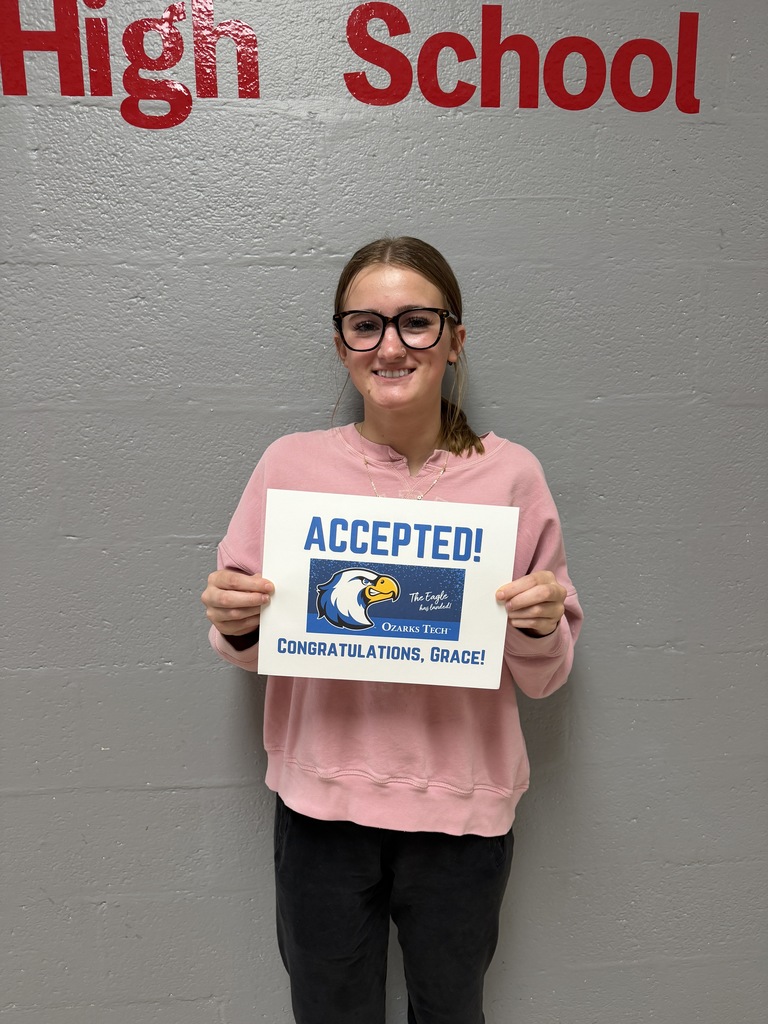 RootEd and Mrs. Larson would love to congratulate Andrew Poindexter (St. Charles Community College) and Grace Welch (Ozarks Technical Community College) on their acceptance to college! We look forward to seeing both of you shine!