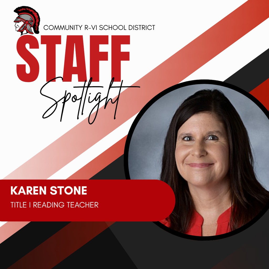 Congratulations to the Staff of the Month for October! Karen Stone, Title I Reading Teacher