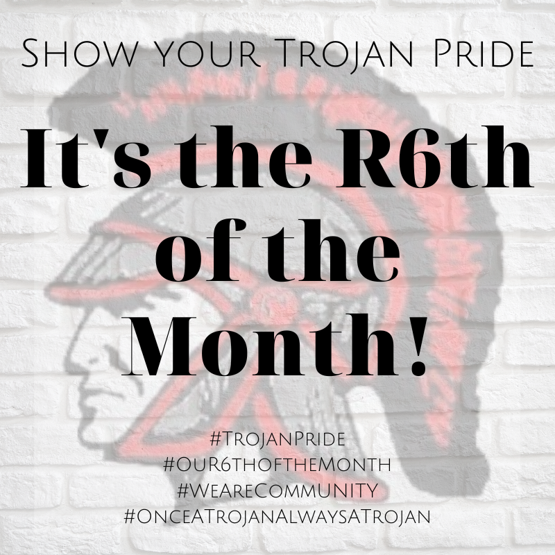 Happy R6th of the Month! It's a good day to be a Trojan! #TrojanPride