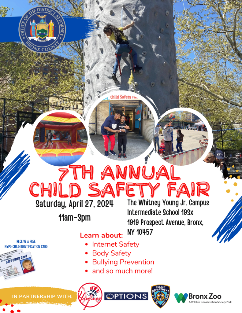 7th annual child safety fair on Saturday April 27, 2024