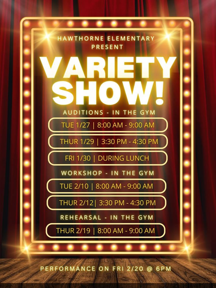 Variety Show - Rehearsal 