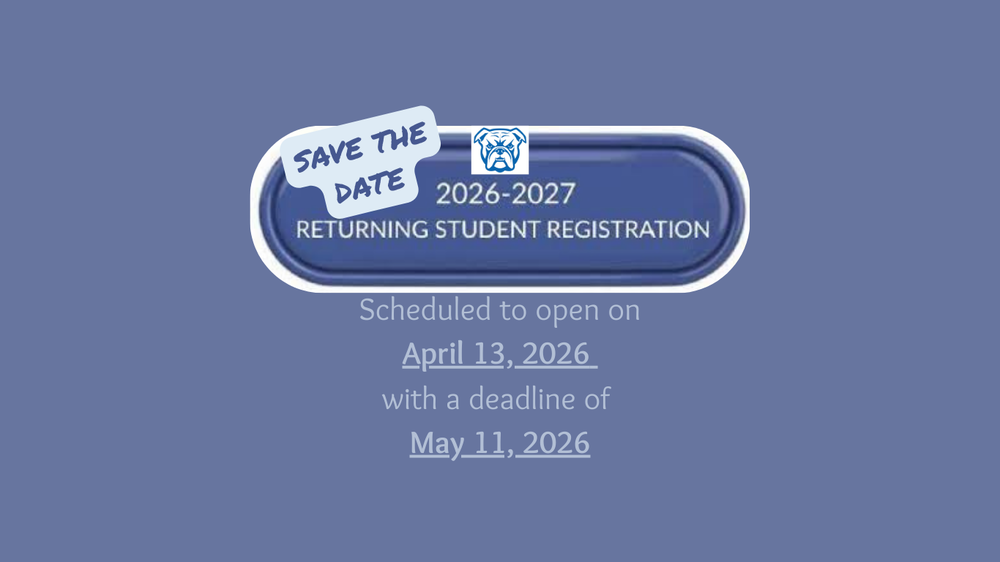 Returning Student Registration