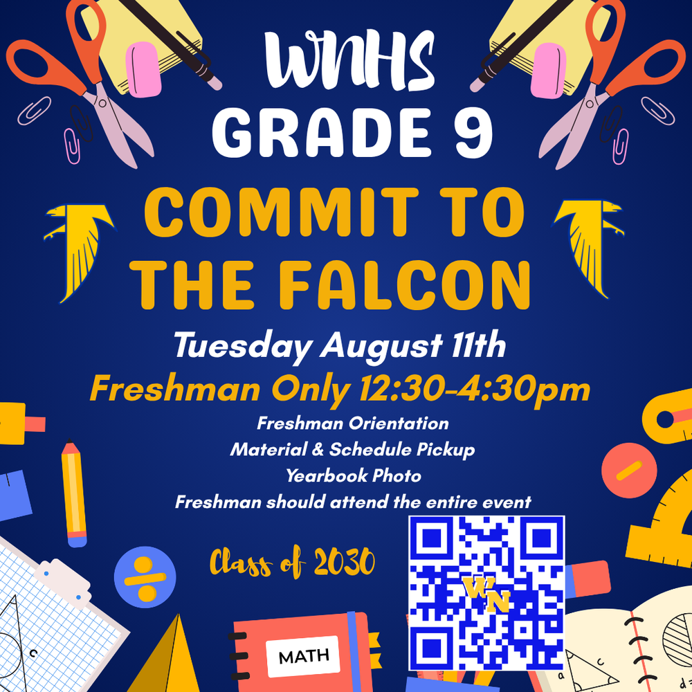 Commit to the Falcon! Class of 2030!