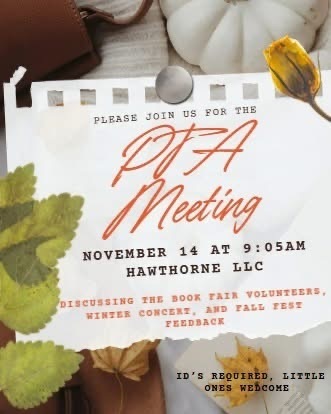 PTA Meeting 11.14.2025